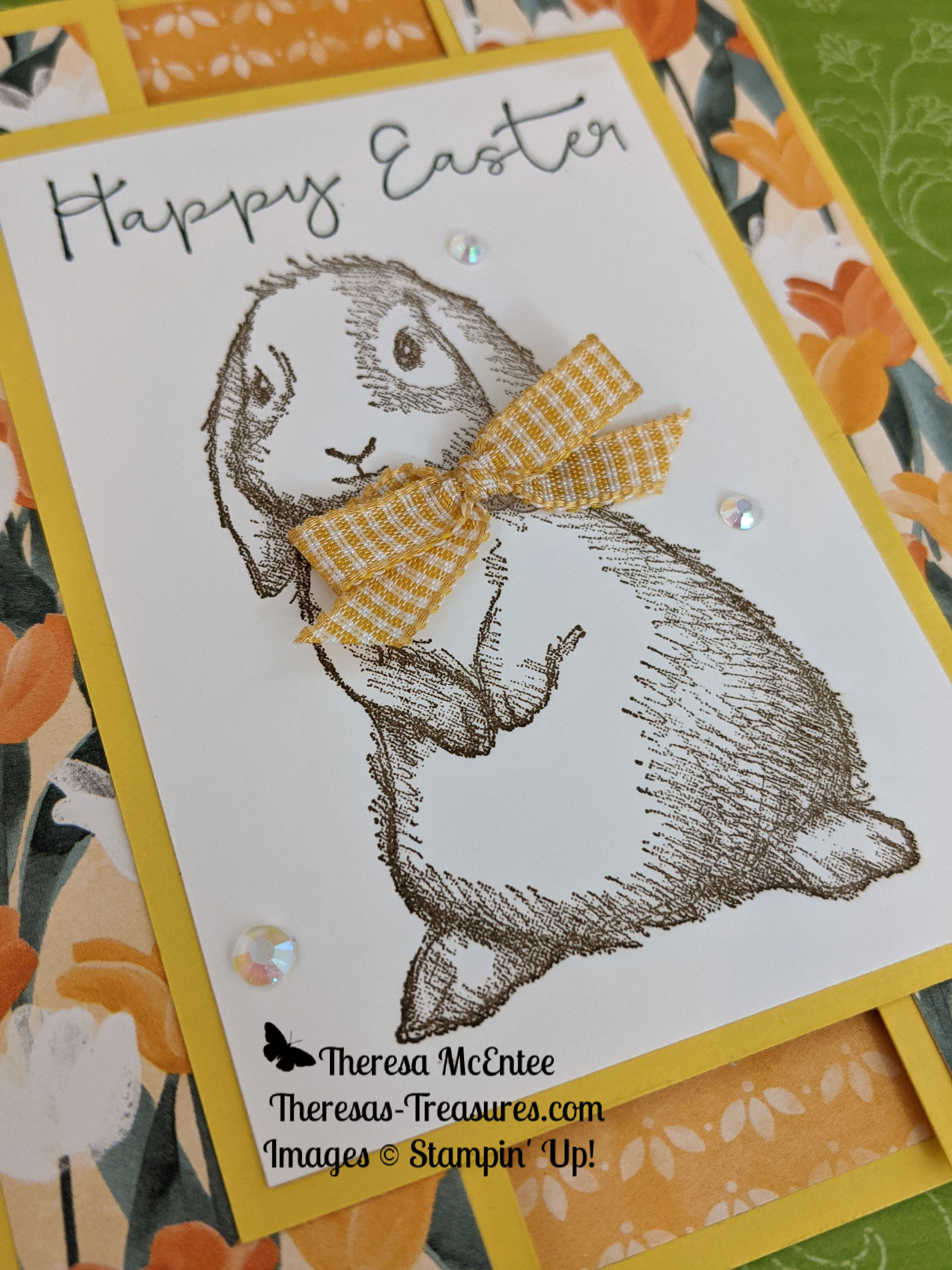 Stampin' Up!® Easter Friends Fun Fold Easter Card - Theresa's Treasures ...