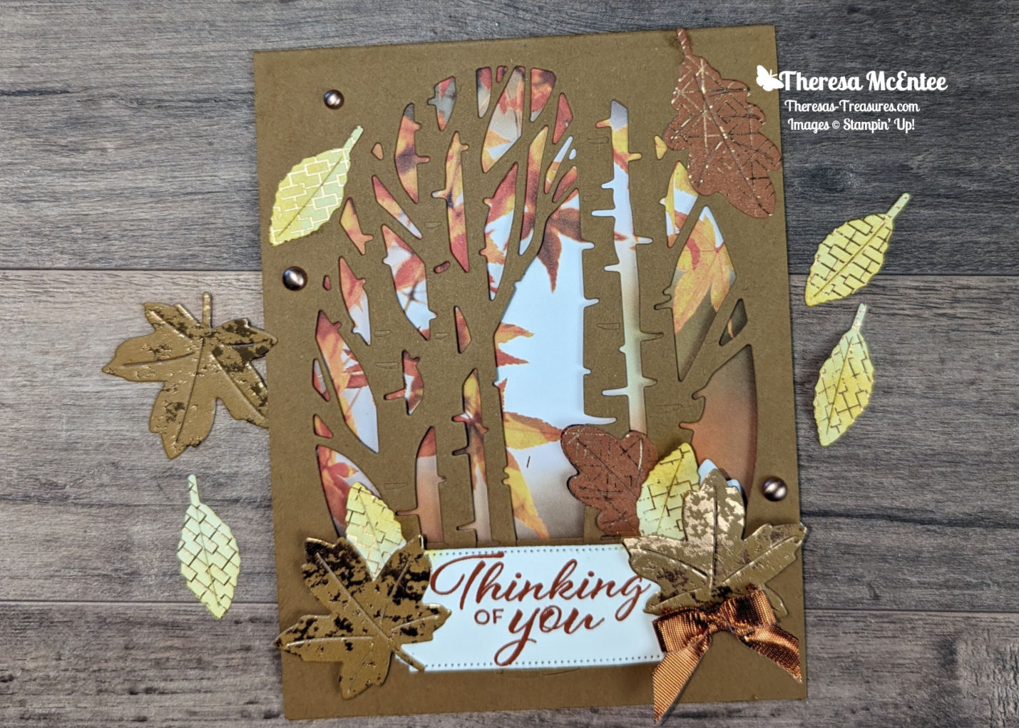Around the World On Wednesday Blog Hop-November 2023- Fall Color Challenge  with Aspen Trees - Theresa's Treasures Paper Crafts